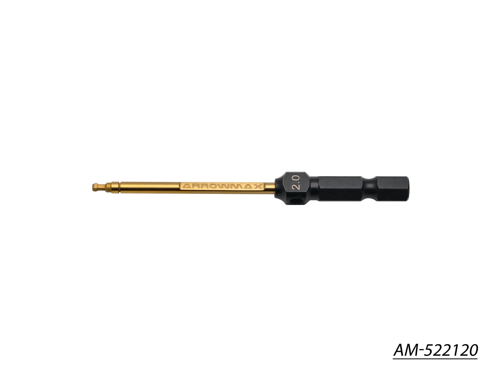 Arrowmax AM-522120 embout clé hex 2.0x80mm Power Tip V2
