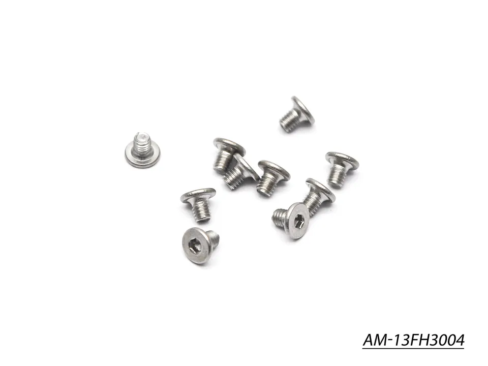 Arrowmax Screws Vis Allen Tête Plate M3x4 AM-13FH3004 x10