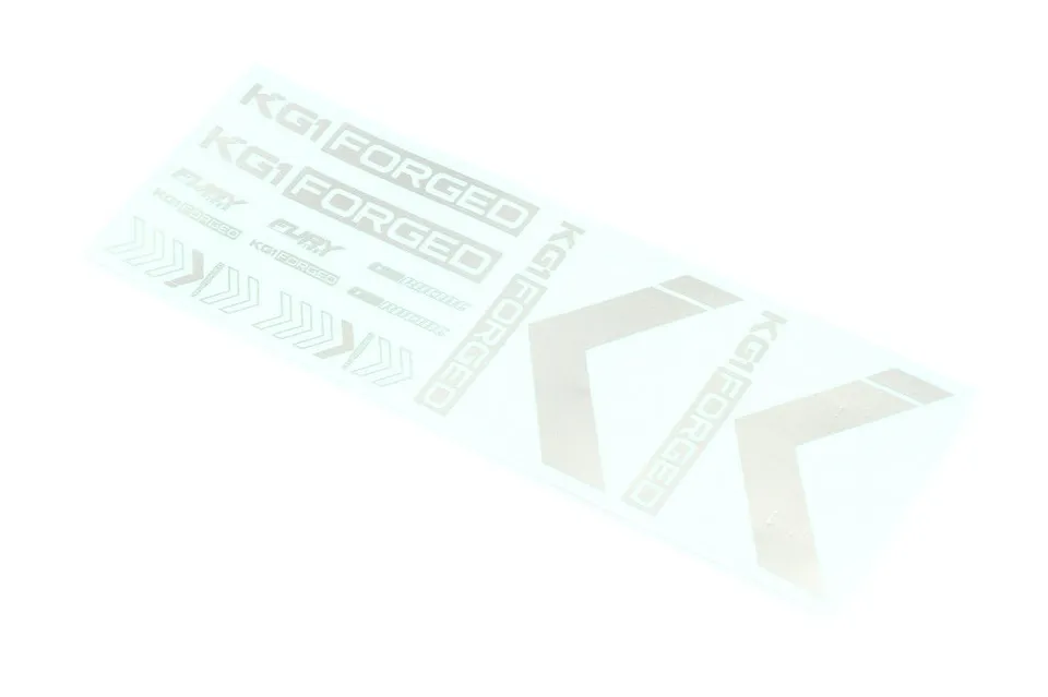 CEN CD0973 KG1 Forged V2 autocollant argent
