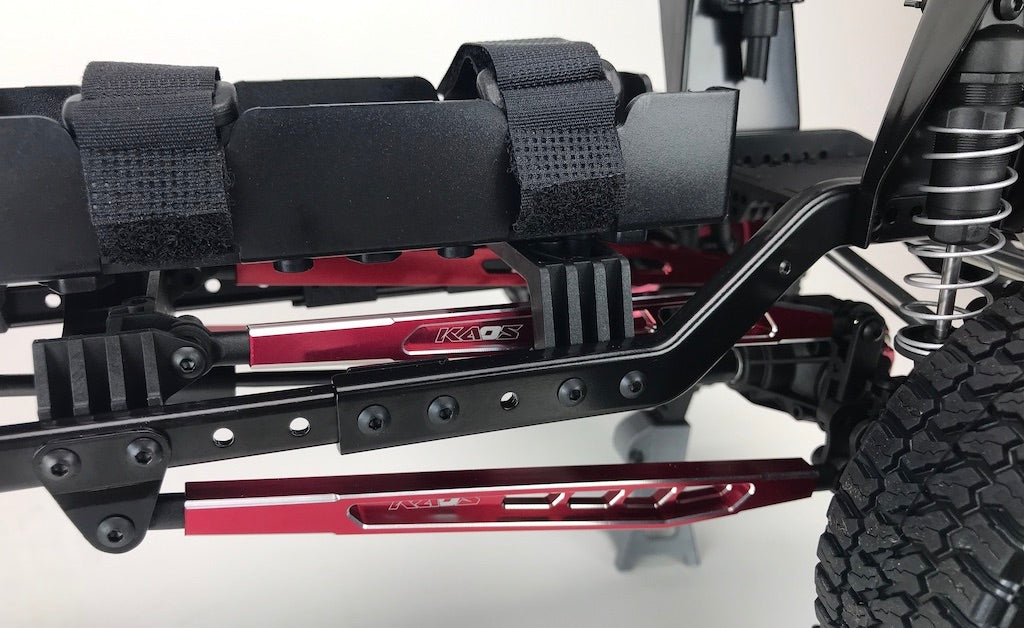 CEN KAOS CKD0370 biellettes suspension arrière alu 117mm rouge