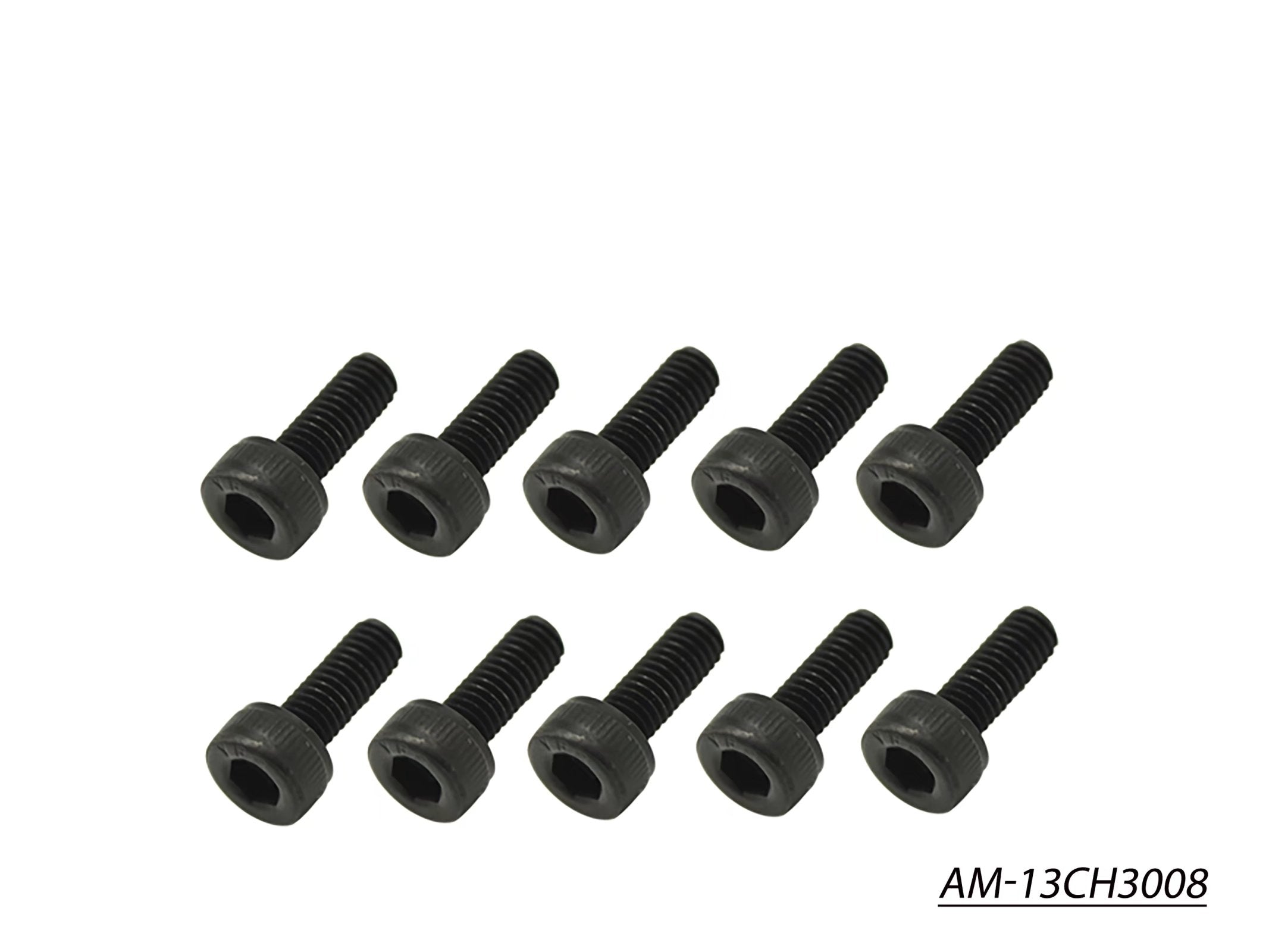 Arrowmax Screws AM-13CH3008 vis tête cylindrique M3x8 (10)