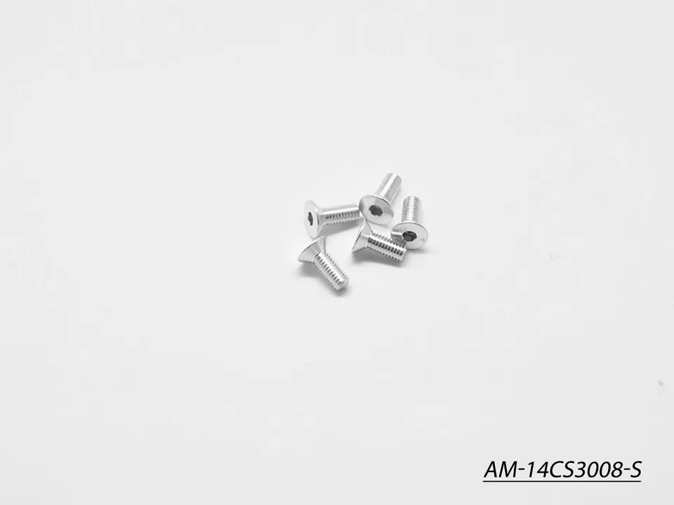 Arrowmax AM-14CS3008-S vis alu M3x8 argent x5 7075