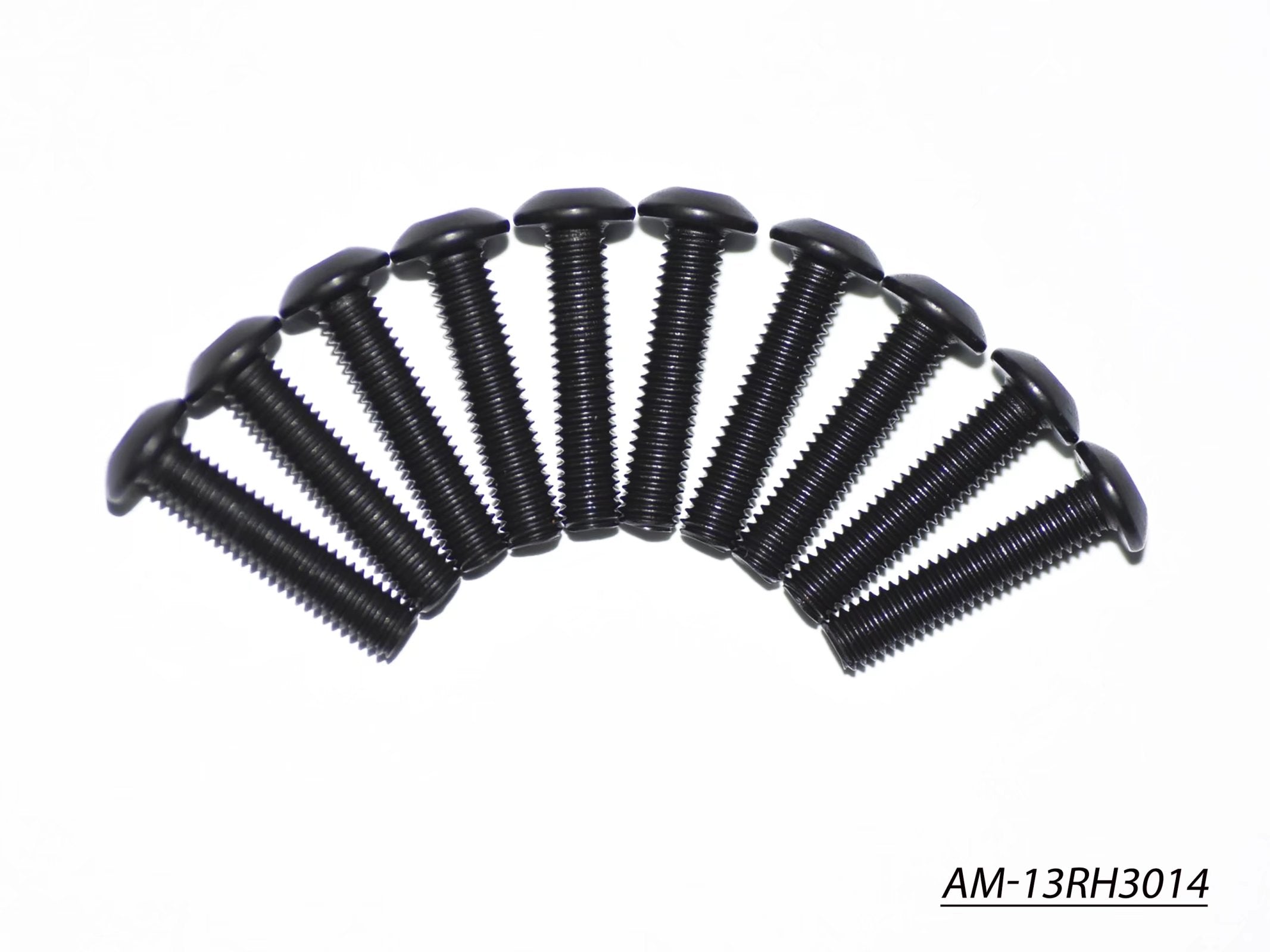 Arrowmax Screws AM-13RH3014 vis Allen tête ronde M3x14 lot 10