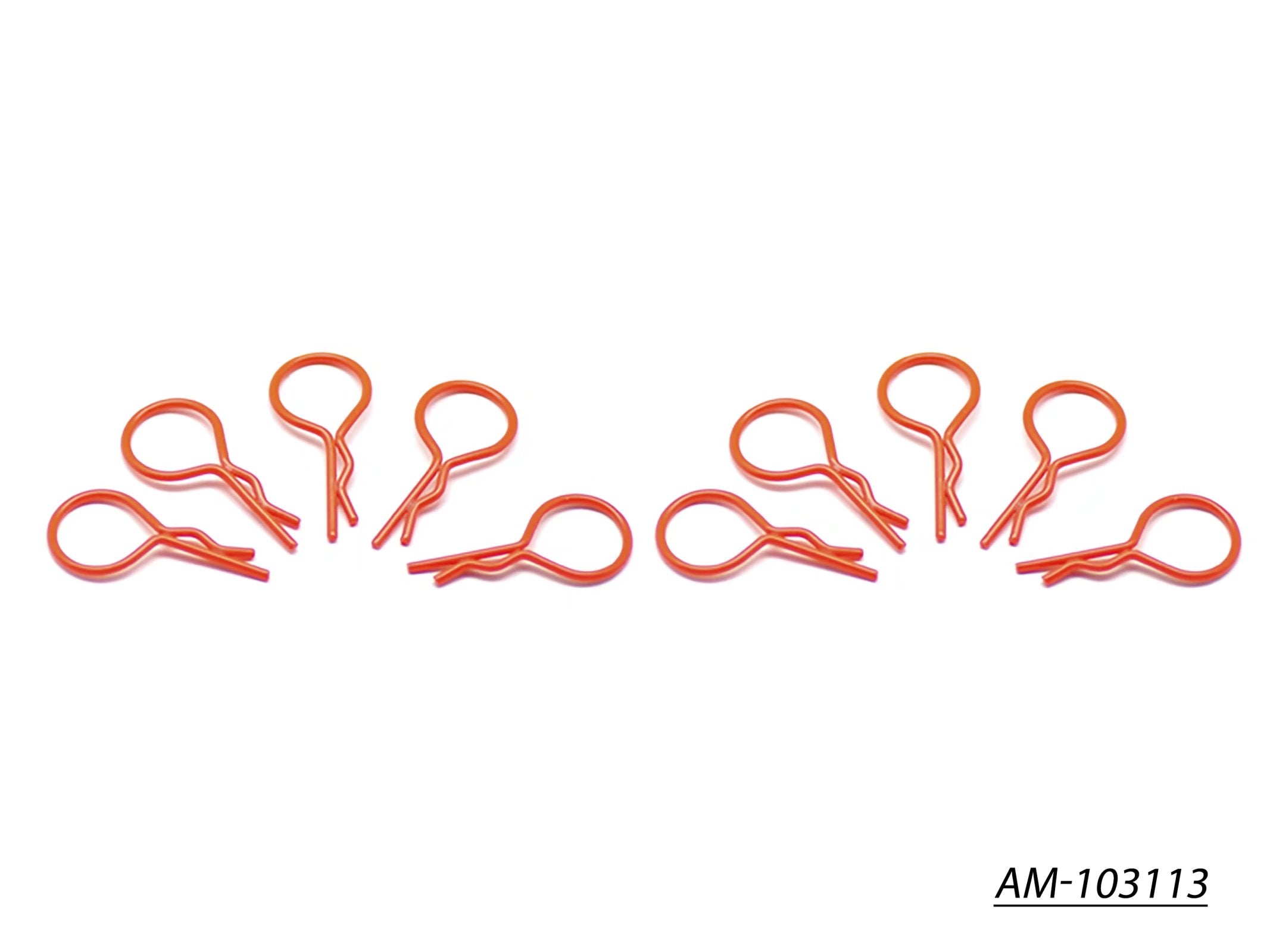 Arrowmax Body Clip AM-103113 clips 1/10 rouge fluo x10