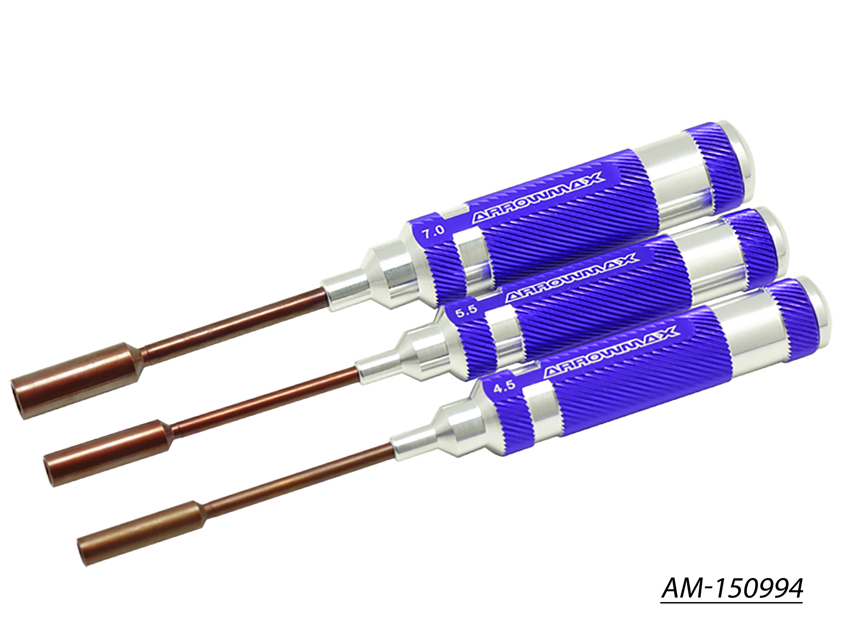 Arrowmax Tools Set tournevis douille 4.5/5.5/7.0x100mm x3