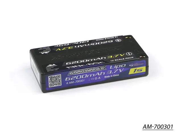 Arrowmax 1S LiPo AM-700301 batterie 6200mAh 65C 1/12