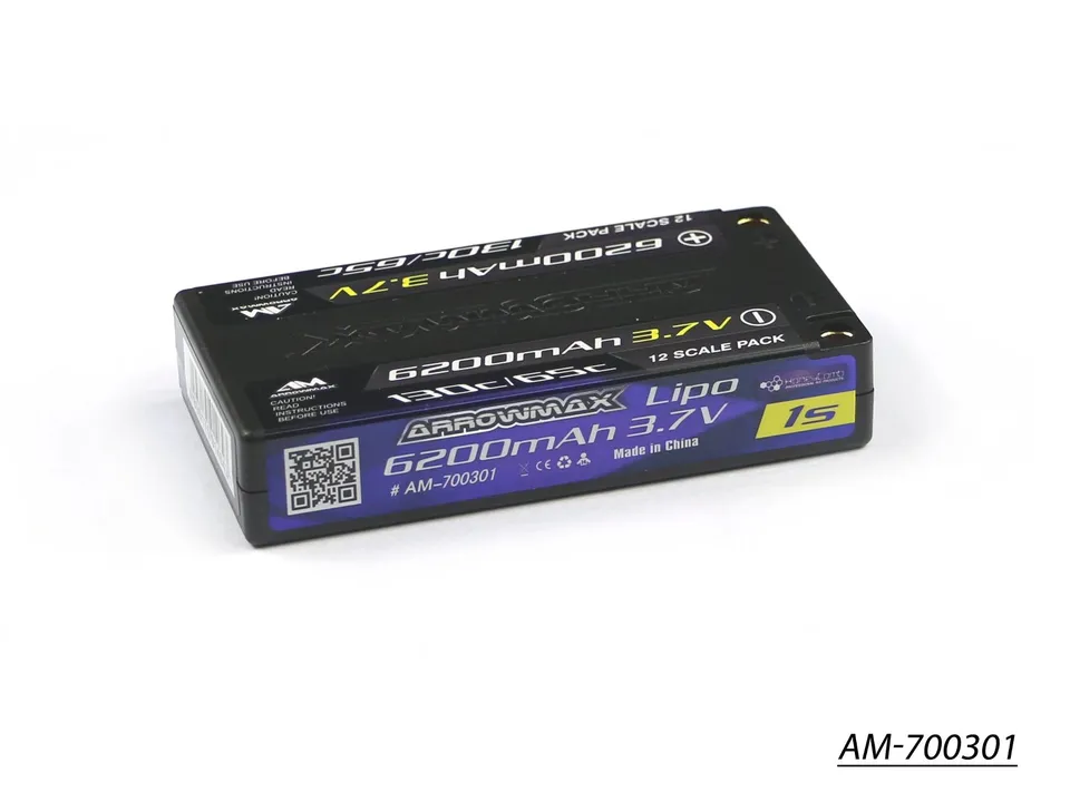 Arrowmax 1S LiPo AM-700301 batterie 6200mAh 65C 1/12