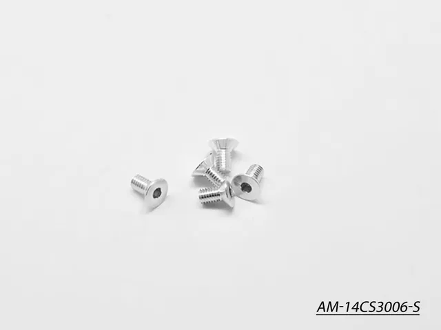 Arrowmax AM-14CS3006-S vis alu fraisée M3x6 argent lot de 5