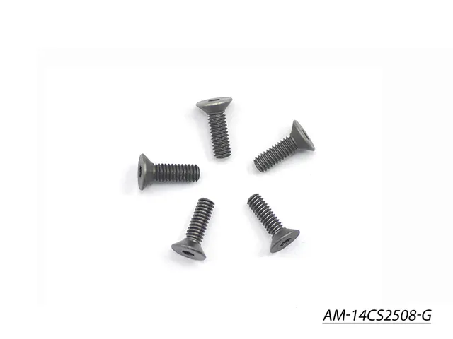 Arrowmax Screws AM-14CS2508-G vis alu M2.5x8 fraisée lot 5