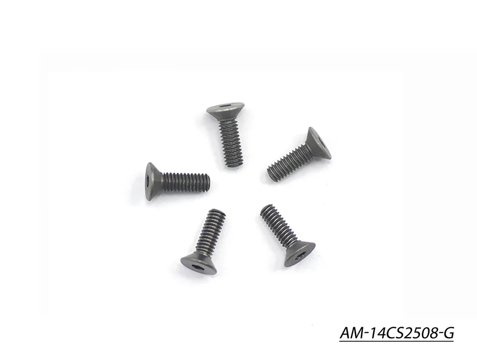 Arrowmax Screws AM-14CS2508-G vis alu M2.5x8 fraisée lot 5