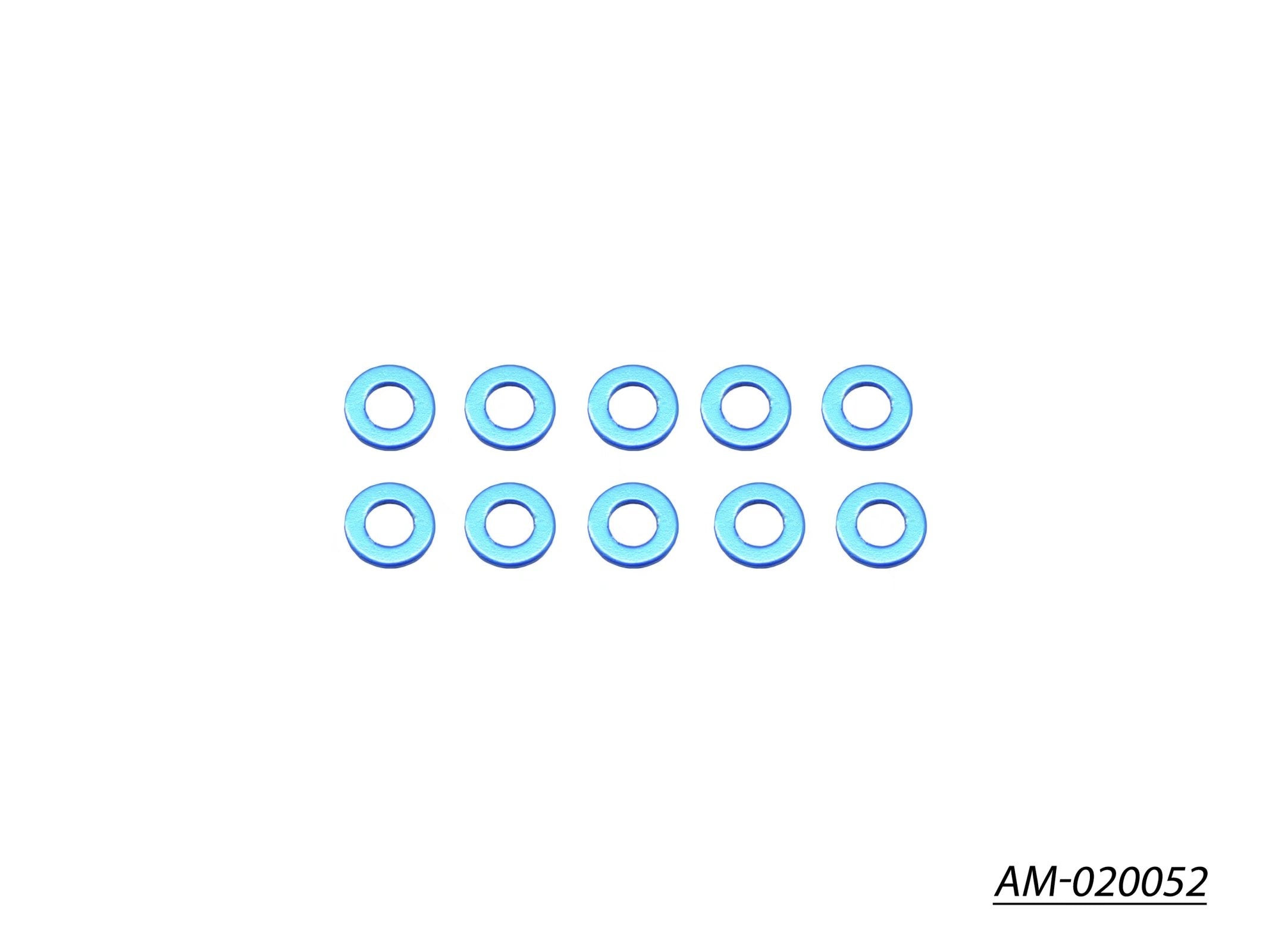 Arrowmax AM-020052 cale alu 3x6x0.5 bleue lot 10