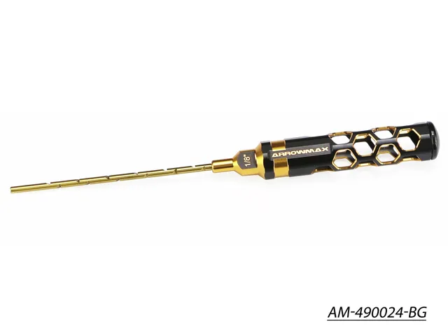 Arrowmax Black Golden alésoir bras 3.17mm 120mm AM-490024-BG