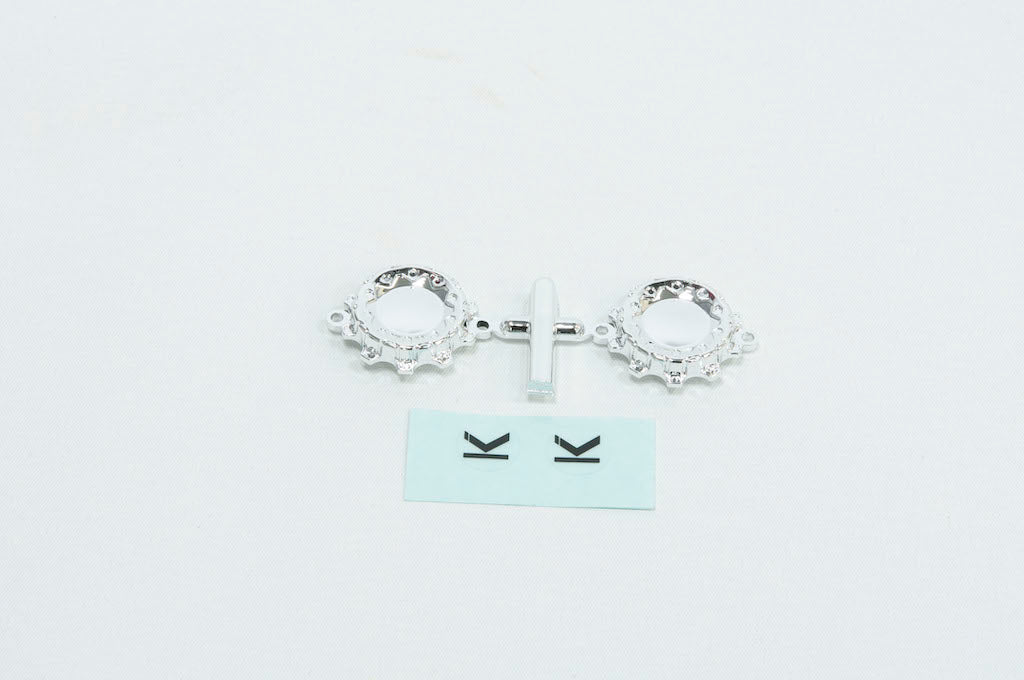 CEN CD0634 capuchons roue chromés KG1 KD014 2pcs