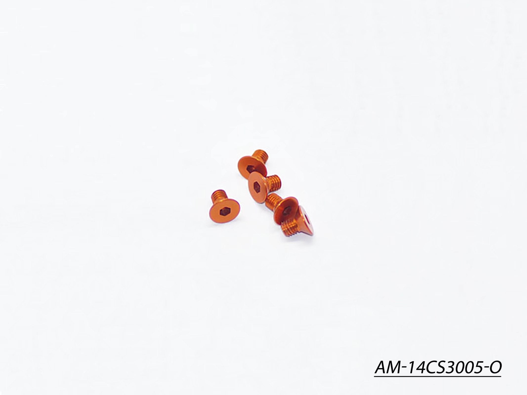 Arrowmax AM-14CS3005-O vis alu M3x5 orange lot de 5