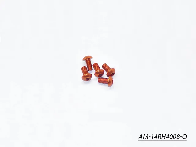 Arrowmax AM-14RH4008-O vis alu M4x8 orange lot 5