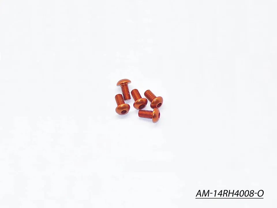 Arrowmax AM-14RH4008-O vis alu M4x8 orange lot 5