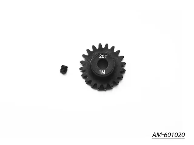 Arrowmax Gears AM-601020 pignon moteur 20T module 1 acier