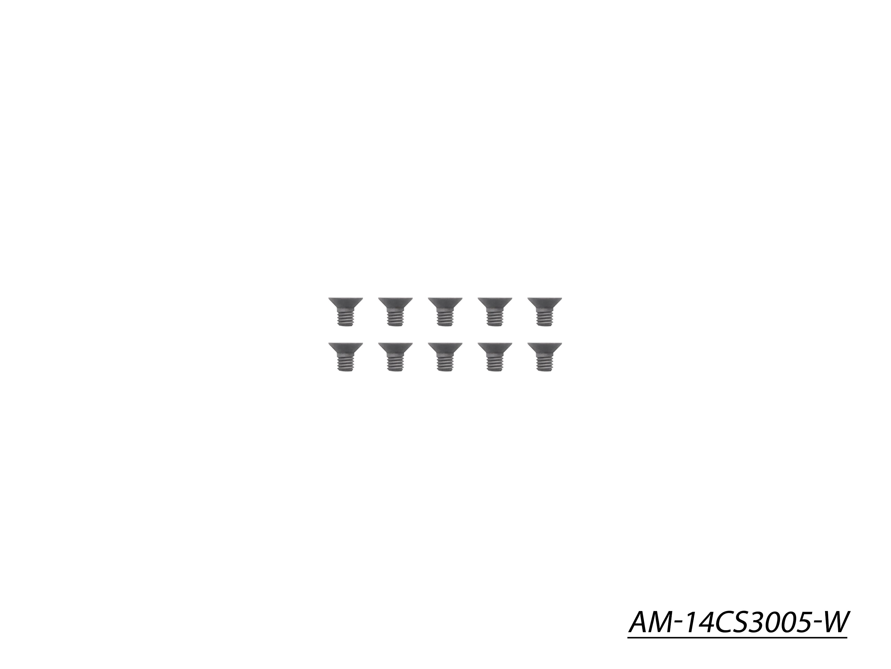 Arrowmax Screws AM-14CS3005-W vis fraisée M3x5 tungstène lot 10