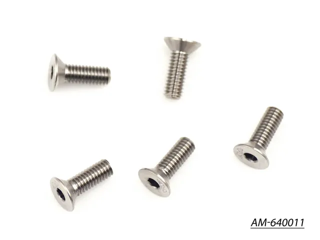 Arrowmax Screws AM-640011 vis titane M4x10 fraisée lot 5