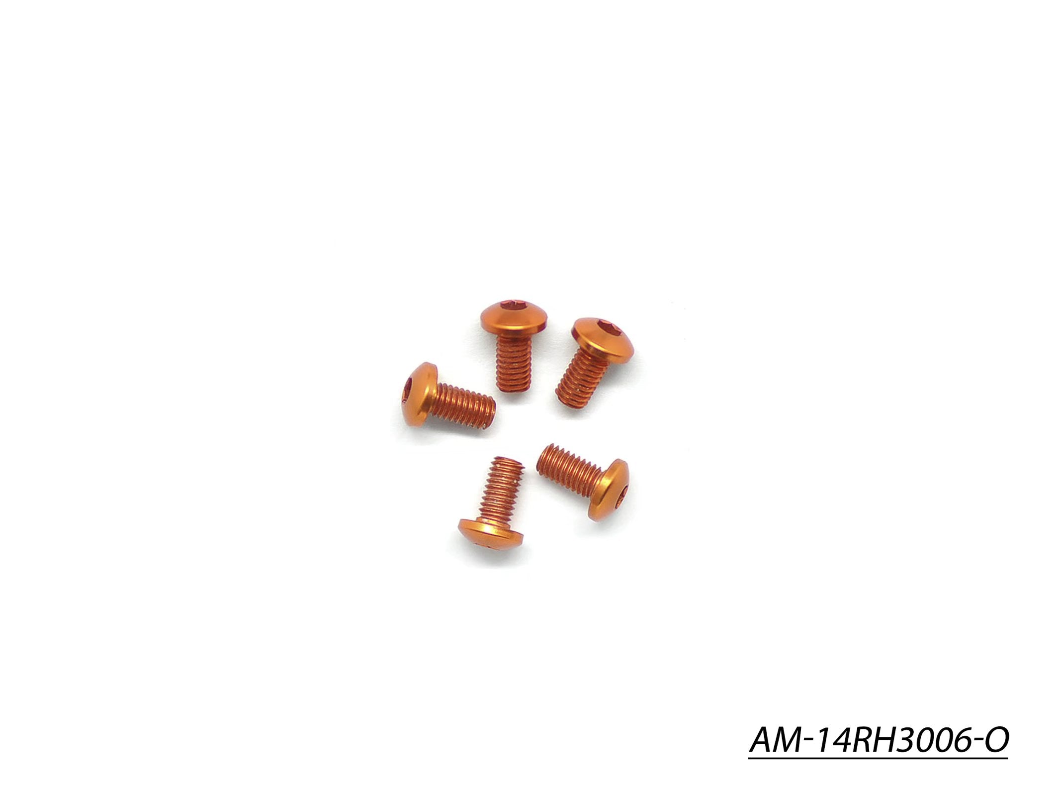 Arrowmax Screws AM-14RH3006-O vis alu M3x6 orange x5 7075